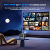 MAGCUBIC SMART PROJECTOR BUILT-IN TV STICK 4K PROJECTOR 650 ANSI - GRAY