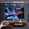 MAGCUBIC SMART PROJECTOR BUILT-IN TV STICK 4K PROJECTOR 650 ANSI - GRAY