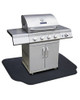 GRILLTEX Under the Grill Protective Deck and Patio Mat, 36x63 inches - Black New