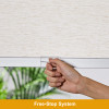 Persilux Free-Stop Cordless Roller Blinds Light Filtering Roller Shades - Cream