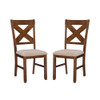 Powell Company Kraven Dining Side Chair (Set of 2) B00AWNIWZK - Brown New