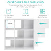 Best Choice Products 9-Cube Storage Organizer 11in Shelf Opening - White New