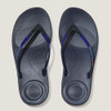 DG5-399-040 FitFlop Women's iQUSHION Ombre-Sparkle Flip-Flops Midnight Navy 6