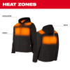 Milwaukee Men's Large M12 12-Volt AXIS Heated Hooded Jacket Size: Men L - Black New
