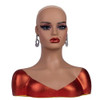 J&F CO. Realistic Europe and America Female Mannequin Head With Shoulder (RED) New