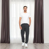 YACHT & SMITH 3 PACK OF MENS JOGGER SWEATPANTS - SIZE: MEN S - CHARCOAL GRAY New