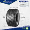 MaxAuto 20x10.00-8 Lawn Mower Tires 20x10-8 Tractor Turf 4PR/Ply Tubeless 2 Pack New