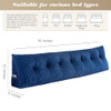 Activance Large Triangular Headboard Wedge Bed Rest Reading Pillow Backrest New