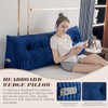 Activance Large Triangular Headboard Wedge Bed Rest Reading Pillow Backrest New