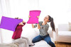 Imaginarium Fun Pillow Memory Foam Standard 16" x 24", Green New