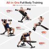Yoleo Adjustable Weight Bench Utility Weight Benches Full Body Workout