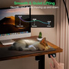 CRENOVA ELECTRIC STANDING DESK HEIGHT COMPUTER OFFICE STAND UP DESK - BROWN