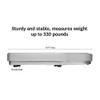 Thinner by Conair Bathroom Scale (Body Weight) Analog Scale (330 Lbs) - Silver New