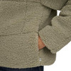 LW4RS005 LEVI'S WOMEN'S LONG LENGTH PATCHWORK QUILTED TEDDY COAT - SEAFOAM - XL