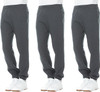 YACHT & SMITH 3 PACK OF MENS JOGGER SWEATPANTS - SIZE: MEN S - CHARCOAL GRAY