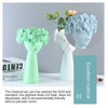Lucakuins Resin Crafts Cute Girl Character Vase Flower Arrangement Vase New
