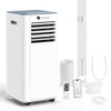 DR.PREPARE 8,000 BTU Portable Air Conditioner WiFi 4-in-1 - White/Navy