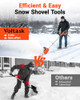 VOLTASK 12INCH SNOW BLOWER, 10 AMP DIRECTIONAL PLATE, ESS001-120OR-USVK-ORANGE