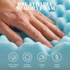 Geekman 3-Inch Gel Infused Memory Foam Mattress Topper Twin XL New
