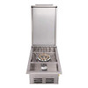 Bonfire Kitchen Drop-In Single Side Burner Lid Conversion Kit CBASSB - Stainless