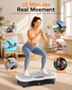 HOPHORSE VIBRATION PLATE EXERCISE MACHINE FOR LYMPHATIC DRAINAGE - GRAY