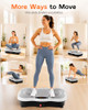HOPHORSE VIBRATION PLATE EXERCISE MACHINE FOR LYMPHATIC DRAINAGE - GRAY