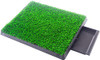 SANDINRAYLI INDOOR OUTDOOR DOG PUPPY POTTY TRAINER GRASS TOILET MAT TRAY - GREEN New