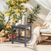 LZRS ADIRONDACK OUTDOOR SIDE TABLE V-SQUARETABLE-GR - GRAY