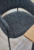 Home Source 32" Mid-Century Style Dining Living Room Chairs Set of 2 (Black) New