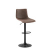 ALPHA HOME Bar Stools Counterr Seat Modern Square Pu Leather Kitchen Counter New