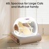 OSEVEN Self-Cleaning Cat Litter Box APP Control - B0CH1GWT5M New