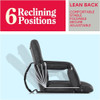 POP The Original Hot Seat, Dual Heat Stadium Chair with Back Support, B09TG6PVJ4 New