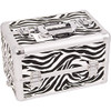 SUNRISE Makeup Case on Wheels 2 in 1 I3561 Hair Stylist Professional - Zebra New