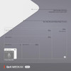 STEELSERIES QCK CLOTH GAMING MOUSE PAD SIZE M - WHITE