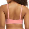DM2322 MAIDENFORM WOMEN LACE TRIM TRIANGLE BRALETTE PULLOVER 2XL CORAL ZEST