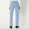 Amazon Essentials Women's High-Rise Straight Leg Jean, Tinted Ice Light Wash, 18 New