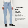 Amazon Essentials Women's High-Rise Straight Leg Jean, Tinted Ice Light Wash, 18 New