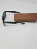 RAY-BAN RB4165 JUSTIN CLASSIC SQUARE SUNGLASSES SIZE 54 - BLACK / GREEN