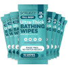 Extra Large Body Wipes No Rinse, 80 Ultra Thick Disposable Shower Wipes New