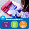 LEARNING RESOURCES PRETEND CALCULATOR, REGISTER, CREDIT CARD, TOY - RED/BLUE