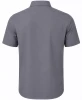 JAMES TAILOR SHORT SLEEVE DRESS SHIRT - SIZE: MEN XL - GRAY