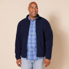 AMAZON ESSENTIALS MEN'S FULL-ZIP POLAR FLEECE JACKET MEN L NAVY New