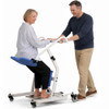 ProTraverce Sit to Stand Lift, 400 lbs Capacity Stand Assist Chair - White/Blue