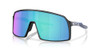 OAKLEY SUTRO ASIAN FIT SUNGLASSES - MATTE BLACK/PRIZM SAPPHIRE - SIZE 60