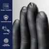 GENERIC BULK DISPOSABLE NITRILE GLOVES 9 MIL CASE OF 1000, LARGE - BLACK New
