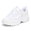 150541 Skechers Women's D'Lites Winning Choice White/Silver Size 5 New