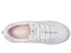 150541 Skechers Women's D'Lites Winning Choice White/Silver Size 5 New