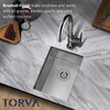 TORVA 16 GAUGE SUS304 SINGLE BOWL UNDERMOUNT KITCHEN SINK - STAINLESS STEEL New