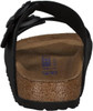 BIRKENSTOCK WOMEN'S GRANADA SOFT FOOTBED LEATHER SANDAL - MEN 6 WOMEN 8 - BLACK
