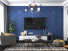 Art3d Navy Blue 3D Wall Panel PVC Slim Wave Covers 32 Sqft B07QJWSKK7 - NEW New